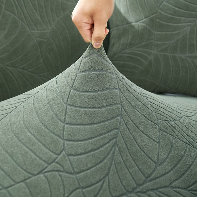 Funda impermeable para sofá esquinero verde agua