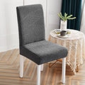 Funda de silla impermeable con hojas gris antracita