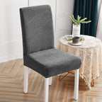 Funda de silla impermeable con hojas gris antracita