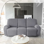 Funda de sofá reclinable gris