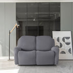 Funda de sofá reclinable gris