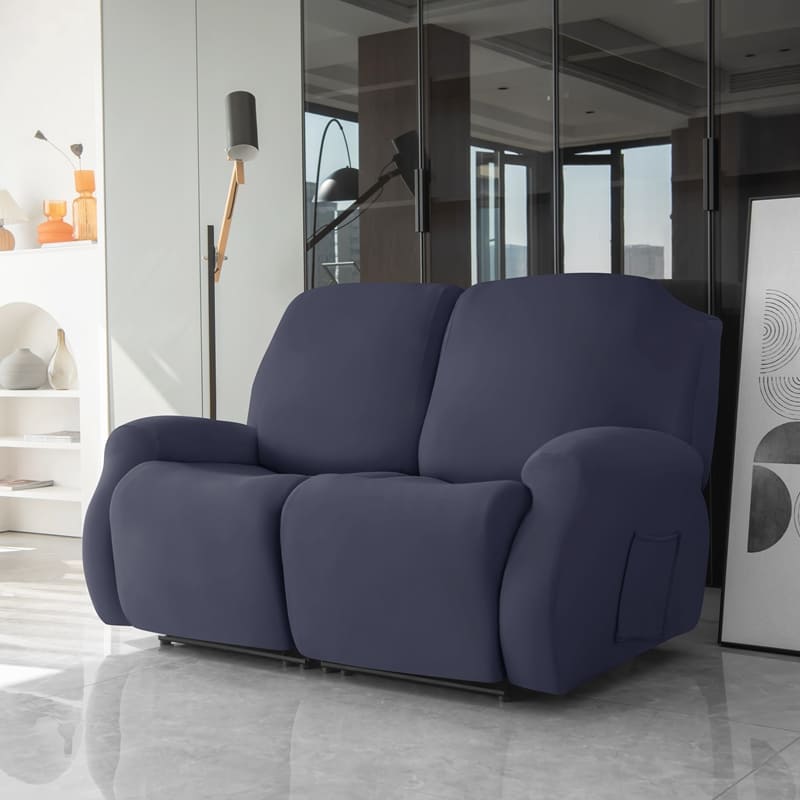 Funda de sofá relax azul marino