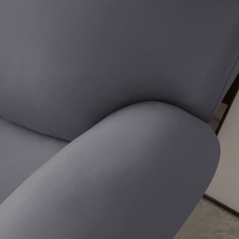 Funda de sofá reclinable gris