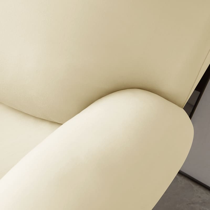 Funda de sofá reclinable color crema