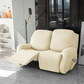 Funda de sofá reclinable color crema