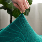 Funda impermeable para sofá cama Clic Clac, Hoja Blue Chill