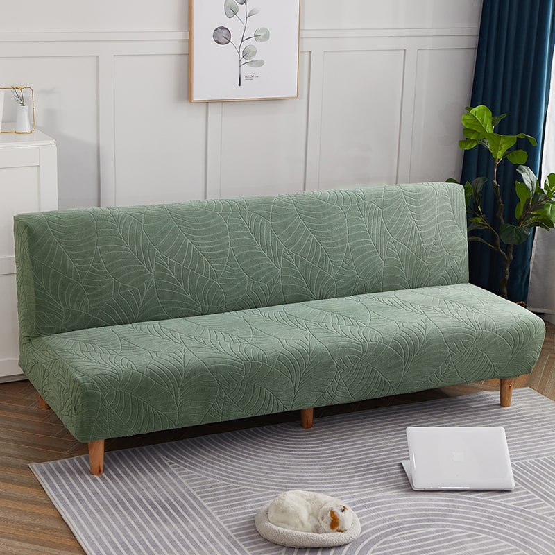 Funda impermeable para sofá cama Clic Clac, hoja verde agua