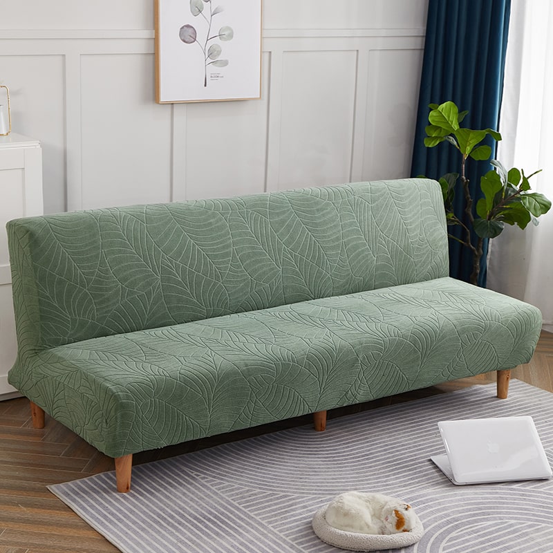 Funda impermeable para sofá cama Clic Clac, hoja verde agua