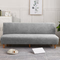 Funda impermeable para sofá cama clic-clac, hoja gris