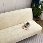 Funda Impermeable para Sofá Cama Clic Clac Hoja Beige
