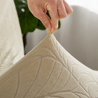 Funda Impermeable para Sofá Cama Clic Clac Hoja Beige