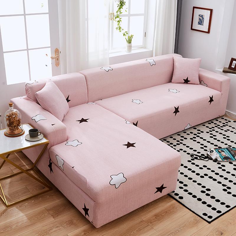 Funda para sofá esquinero Pink Star