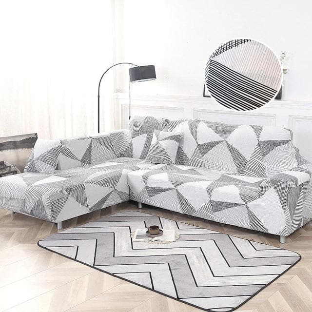 Funda de sofá triangular escandinava