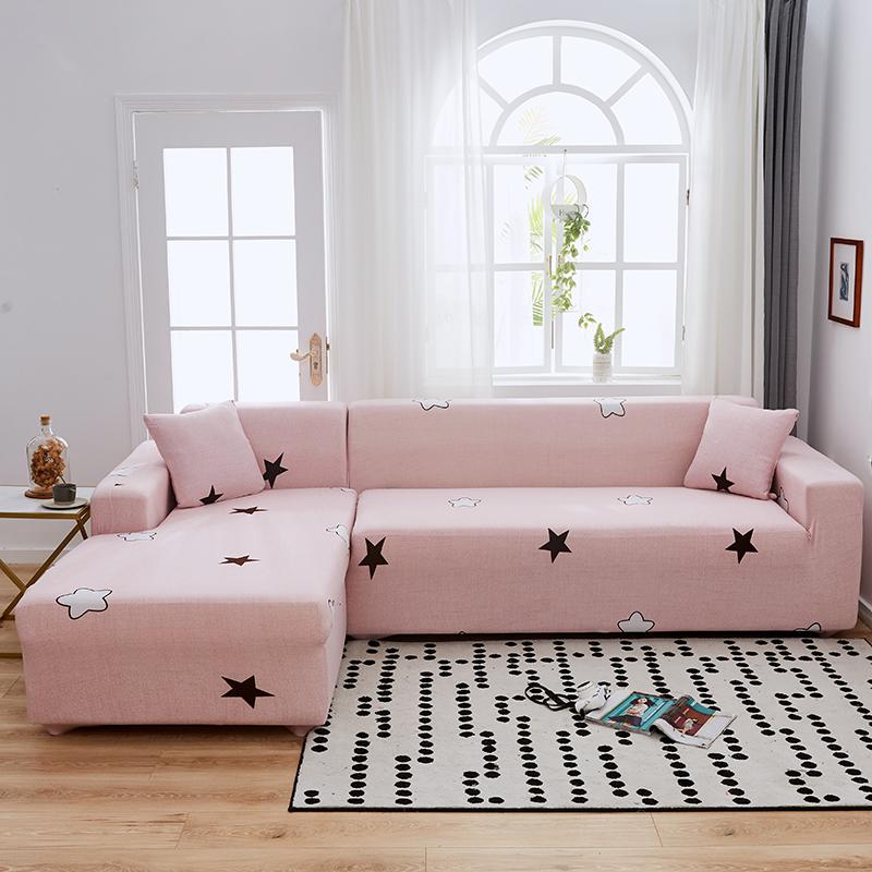 Funda para sofá esquinero Pink Star