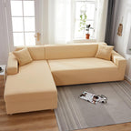 Funda de sofá esquinero beige