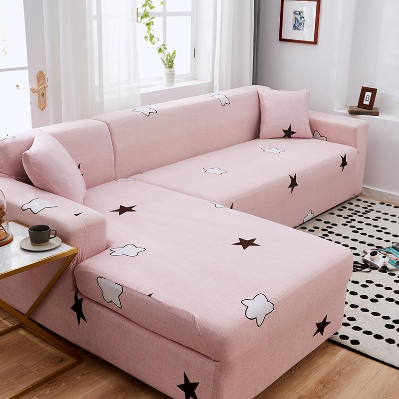 Funda para sofá esquinero Pink Star