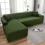 Funda de sofá esquinero verde