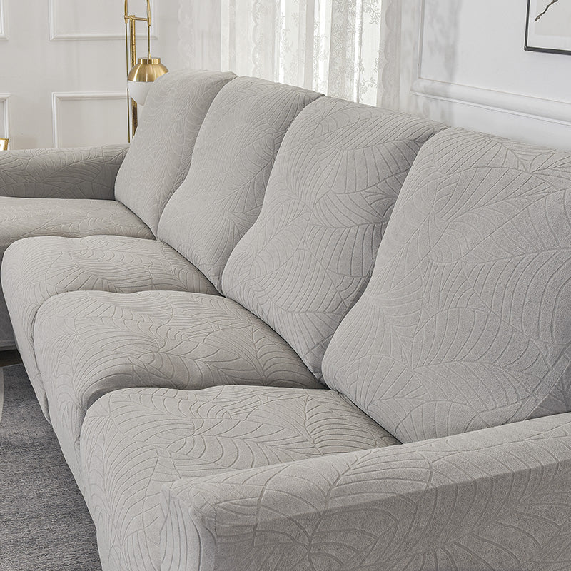 Funda para sofá reclinable de jacquard gris