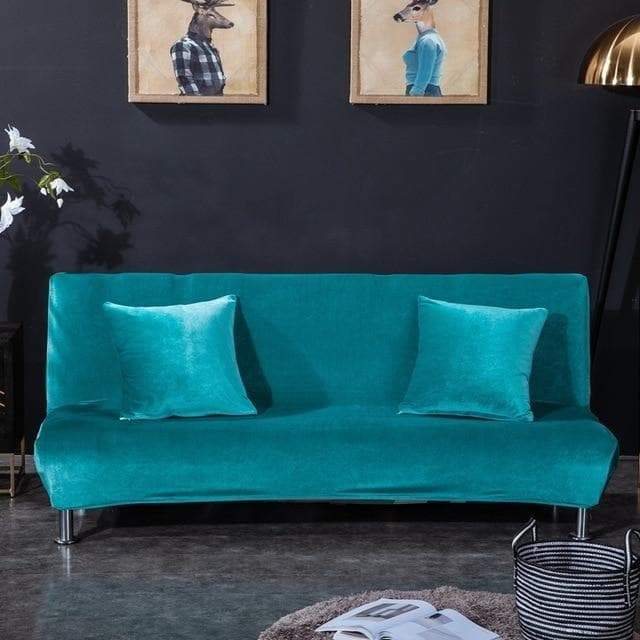 Funda para sofá cama azul
