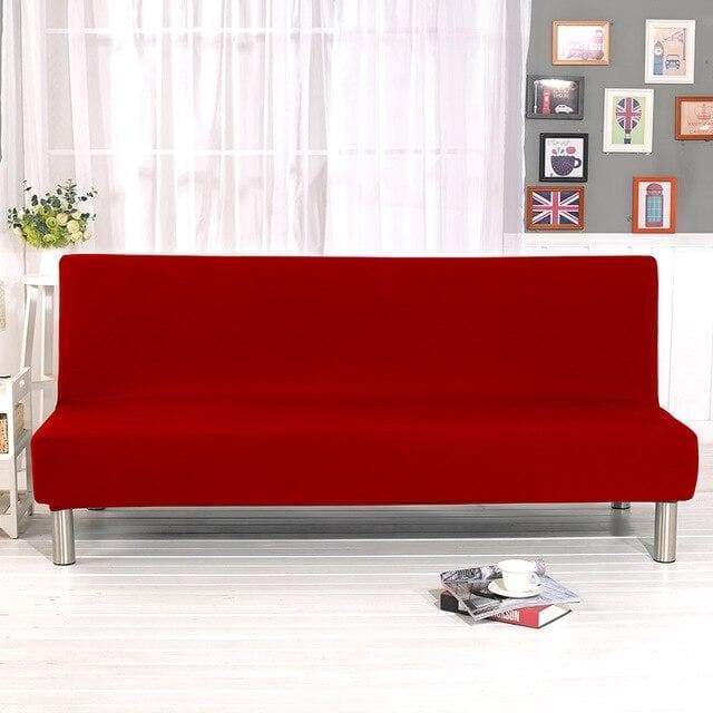 Funda para sofá cama roja