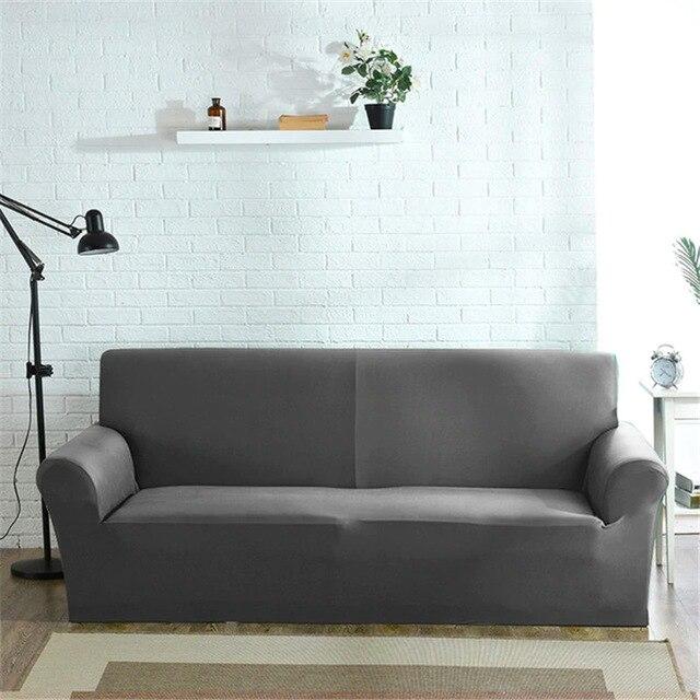 Funda de sofá gris antracita