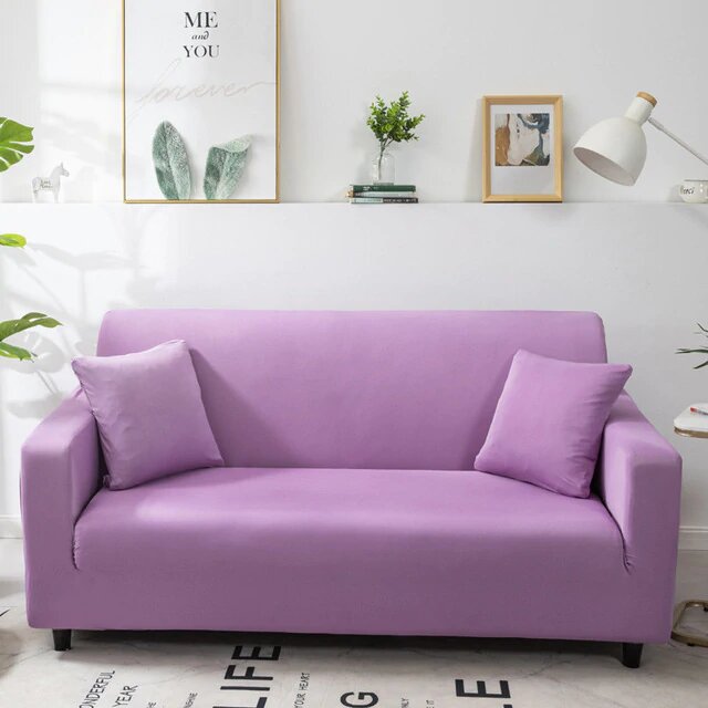 Funda de sofá lavanda
