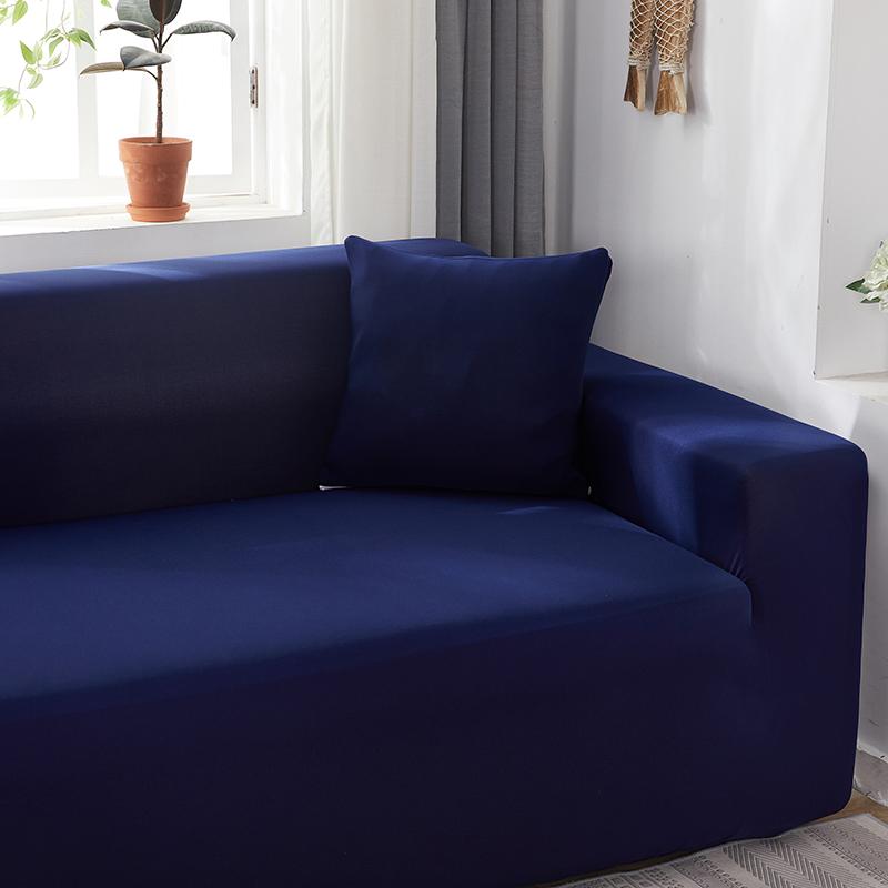 Funda para sofá esquinero azul marino