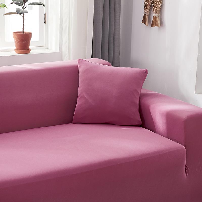 Funda de sofá esquinero magenta