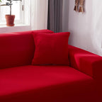 Funda de sofá rinconero roja