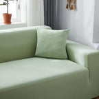 Funda de sofá rinconero verde agua