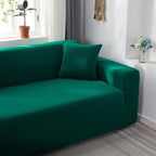 Funda para sofá rinconero verde abeto