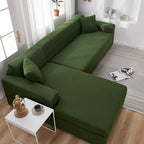 Funda de sofá esquinero verde