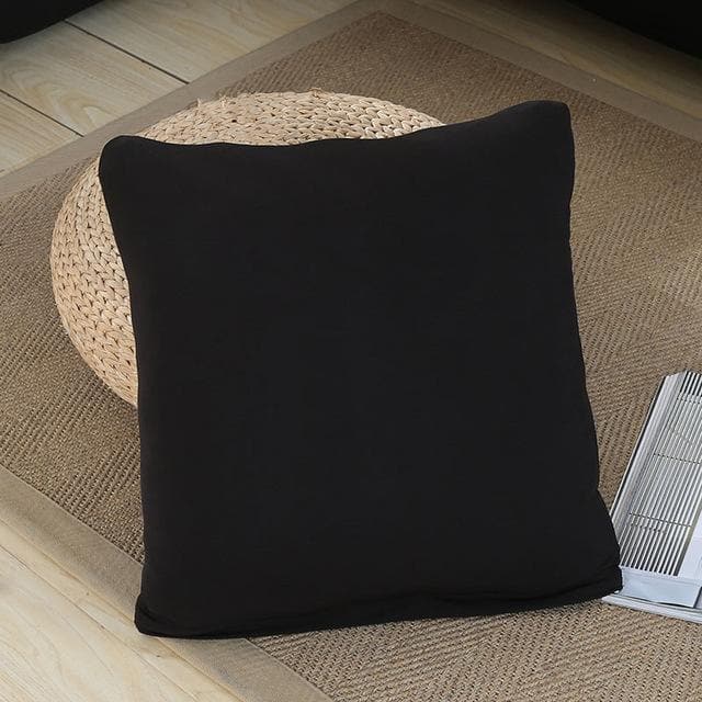 Funda de cojín - Negra - Pack de 2 (45x45 cm)