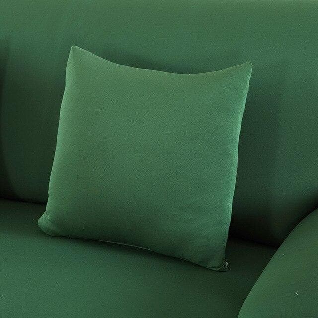 Funda de cojín - Verde oscuro - Pack de 2 (45x45 cm)