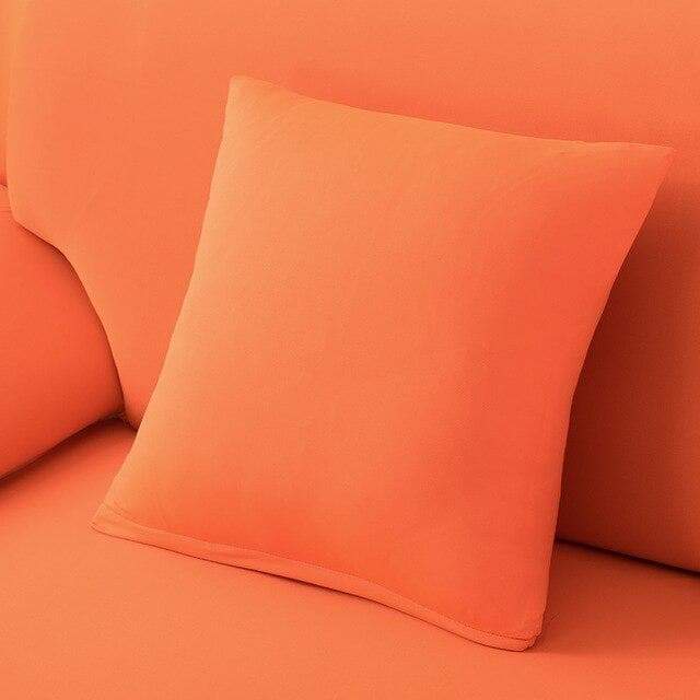 Funda de cojín - Naranja - Pack de 2 (45x45 cm)