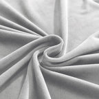 Funda de sofá esquinero de terciopelo gris plateado