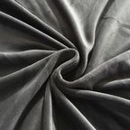 Funda de sofá esquinero de terciopelo gris