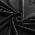 Funda de sofá esquinero de terciopelo negro