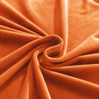Funda de sofá esquinero de terciopelo naranja